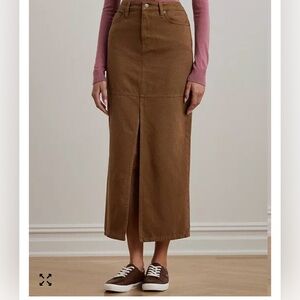 Lauren Ralph Lauren classic denim maxi pencil skirt size 16W New with tag